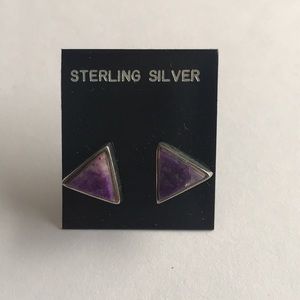 Sterling Silver Semi Precious stone earrin…